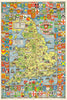 Historic Map : Bullock Pictorial Historical Map of England and Walkes, 1963, Vintage Wall Art