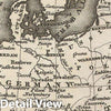 Historic Map : MalteBrun Antique Map of Europe, 1828, Vintage Wall Art