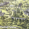Historic Map : Toudy View of Fairmont Park, Philadelphia, 1876, Vintage Wall Art