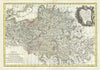 Historic Map : Rizzi Zannoni Map of Poland and Lithuania, 1778, Vintage Wall Art