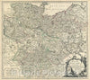 Historic Map : Vaugondy Antique Map of Lower Sain xony (Berlin Lubeck, Hamburg, Hanover, Bremen), 1752, Vintage Wall Art