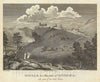 Historic Map : Craig View of Gondar, Ethiopia, 1828, Vintage Wall Art