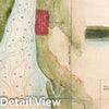 Historic Map : U.S. Coast Survey Chart or Map of Humboldt Bay, California, Version 2, 1851, Vintage Wall Art