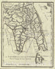 Historic Map : Bocage Map of Laconia and Cythera, Ancient Greece, 1791, Vintage Wall Art