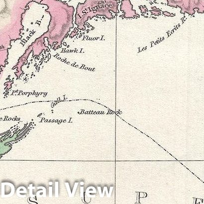 Historic Map : S.D.U.K. Map of Lake Superior, 1832, Vintage Wall Art