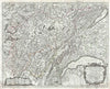 Historic Map : Vaugondy Map of Southern FrancheComte, France (Burgundy Wine Region), 1749, Vintage Wall Art