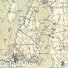 Historic Map : Walker Map of Narragansett Bay, Rhode Island, 1892, Vintage Wall Art