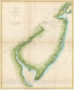 Historic Map : U.S. Coast Survey Map of New Jersey and The Delaware Bay, Version 2, 1851, Vintage Wall Art