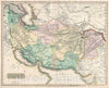 Historic Map : Thomson Map of Persia and Afghanistan, 1817, Vintage Wall Art