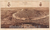 Historic Map : Joseph Ruep View of Prague Issued for 8th Sokol Rally, 1926, Vintage Wall Art