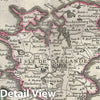 Historic Map : Delisle Map of Denmark, 1710, Vintage Wall Art