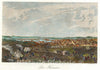 Historic Map : Ormsby View of San Francisco, California, 1860, Vintage Wall Art