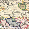 Historic Map : Wilkinson Map of Swabia, Germany, Version 2, 1794, Vintage Wall Art