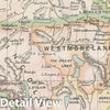 Historic Map : Encyclopedia Britannica Map of Tasmania, Australia, 1888, Vintage Wall Art