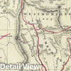 Historic Map : Dower Map of Tasmania or Van Diemen's Land, 1860, Vintage Wall Art