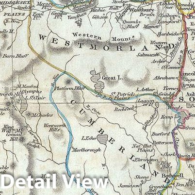 Historic Map : Tallis and Rapkin Map of Van Diemen's LanArt Tasmania, 1851, Vintage Wall Art