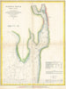 Historic Map : U. S. Coast Survey Map or Chart of The Warren River, Rhode Island, 1866, Vintage Wall Art