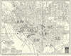 Historic Map : Foster and Reynolds Map or Plan of Washington D.C, 1940, Vintage Wall Art