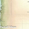 Historic Map : U.S. Coast Survey Antique Map or Chart of The Coast of Washington anArtegon, 1851, Vintage Wall Art
