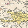 Historic Map : Mitchell Map of The West Indies, Version 2, 1850, Vintage Wall Art