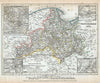 Historic Map : Meyer Map of The Province of West Prussia, 1853, Vintage Wall Art