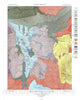 Historic Map : USGS Geologic Map of Mammoth Springs, Yellowstone National Park, 1904, Vintage Wall Art