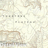 Historic Map : USGS Topographic Map of Shoshone, Yellowstone National Park, 1904, Vintage Wall Art