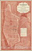 Historic Map : The Allerton Club Residence New York City, 1938, Vintage Wall Art