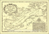 Historic Map : A Hydrographic Green Lake Wisconsin Also Showing Historical and Present Day Points of Interest, 1945, Vintage Wall Art