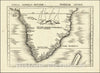 Historic Map : First Modern Map of Southern Africa,Tabula Moderna Secunde Porcionis Aphricae, 1513, Vintage Wall Art