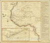 Historic Map : Bowles's New One-Sheet Coast of Africa, from Sta. CRuz, Lat. 30Â° N. to Angola Lat. 11Â° S. with Explanatory Notes; and A Correct Chart of the Gold Coast., 1795, Vintage Wall Art