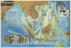 Historic Map : Second World War - South East Asia, 1944, Vintage Wall Art