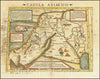 Historic Map : Tabula Asiae IIII, Cyprus, Holy Land, Syria & Middle East, 1542, Vintage Wall Art