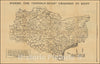 Historic Map : Second World War - V-1 Campaign, 1944, Vintage Wall Art