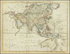 Historic Map : A New & Accurate Asia, Drawn from the most approved Modern Maps & Charts, 1779 , with Australia -- names Sea of Korea, 1779, Vintage Wall Art