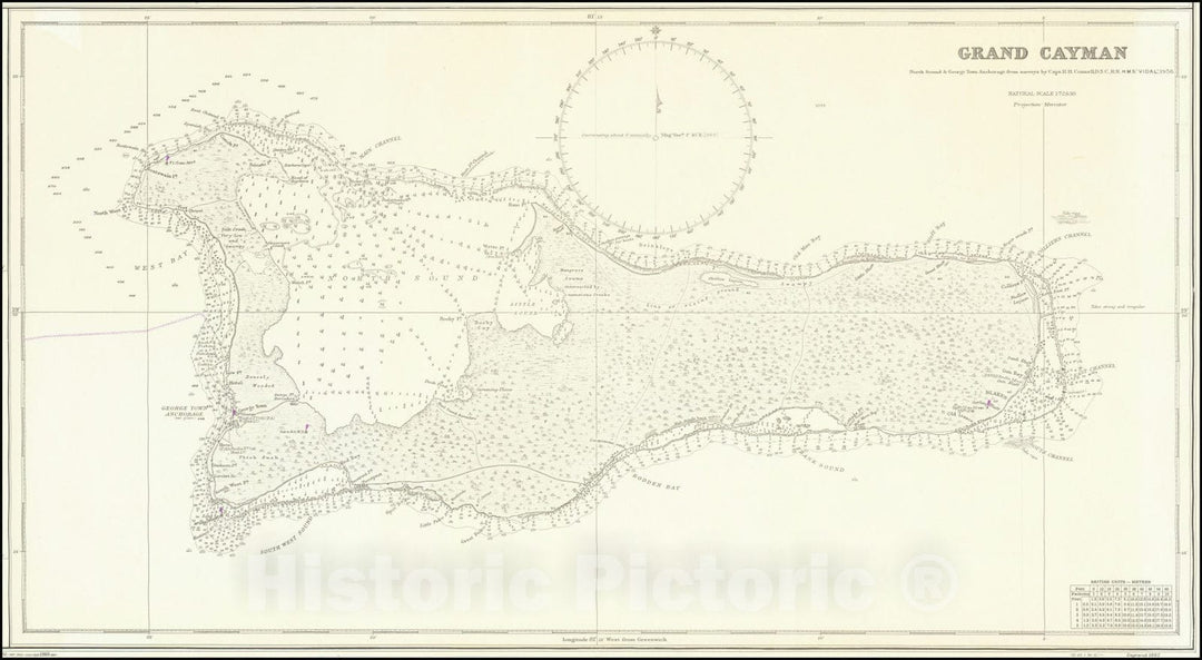 George Town Cayman Map