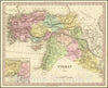 Historic Map : Turkey in Asia, 1836, Vintage Wall Art