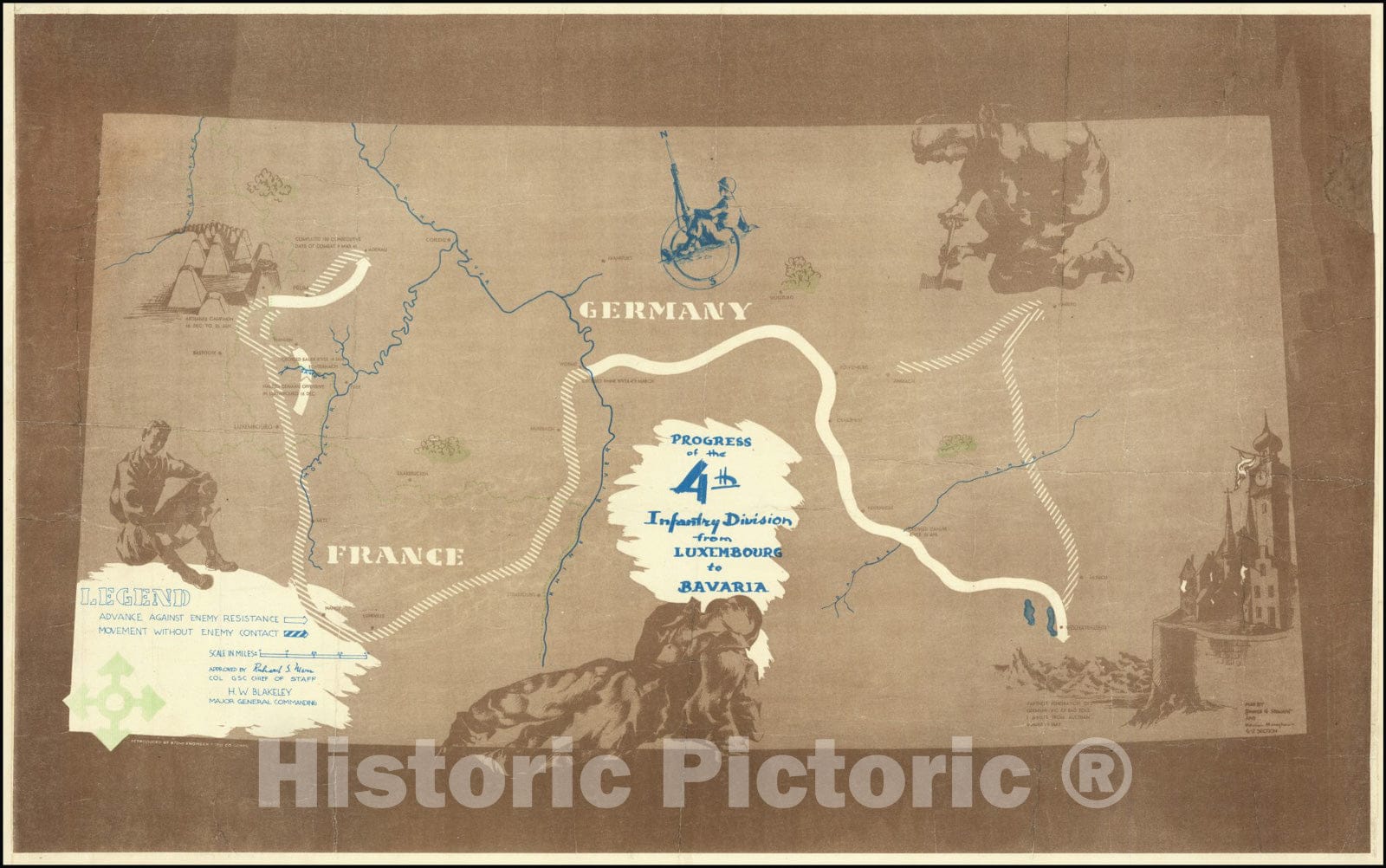 Historic Map : New Netherland - Delaware and Virginia, Vintage Wall Art
