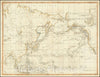 Historic Map : Carta Del Mar Pacifico Del Nord che comprende la Costa Nord-Est D'Asia e la Costa Nord Ouest D'America,, 1795, Vintage Wall Art