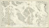 Historic Map : San Juan Islands To Bellingham and Victoria, BC,Haro and Rosario Straits Compiled From The Latest British and United States Government Surveys to 19-9,1911 (1920), Vintage Wall Art