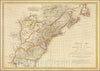 Historic Map : A Particular American Lakes, Rivers &c, 1790, Vintage Wall Art
