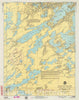 Historic Nautical Map - Basswood Lake, MN, 1976 NOAA Chart - Vintage Wall Art