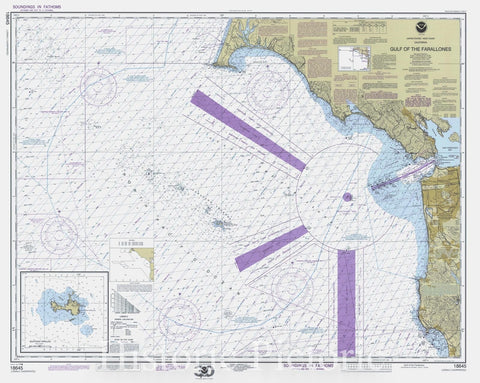 Historic Nautical Map - Gulf Of The Farallones, CA, 2000 NOAA Chart - Vintage Wall Art