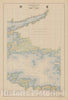 Historic Nautical Map - International Boundary, From The Northwestern Most Point Of Lake Of The Woods To Lake Superior, Sheet No. 12, MN, 1928 NOAA Topographic - Vintage Poster Wall Art Reproduction - 0