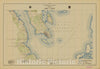 Historic Nautical Map - International Boundary, From The Source Of The St. Croix River To The Atlantic Ocean, Sheet No.15, ME, 1925 NOAA Topographic - Vintage Wall Art
