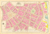 Historic Map : Atlas City of Boston, Boston Proper and Back Bay, Boston 1917 Plate 010 , Vintage Wall Art