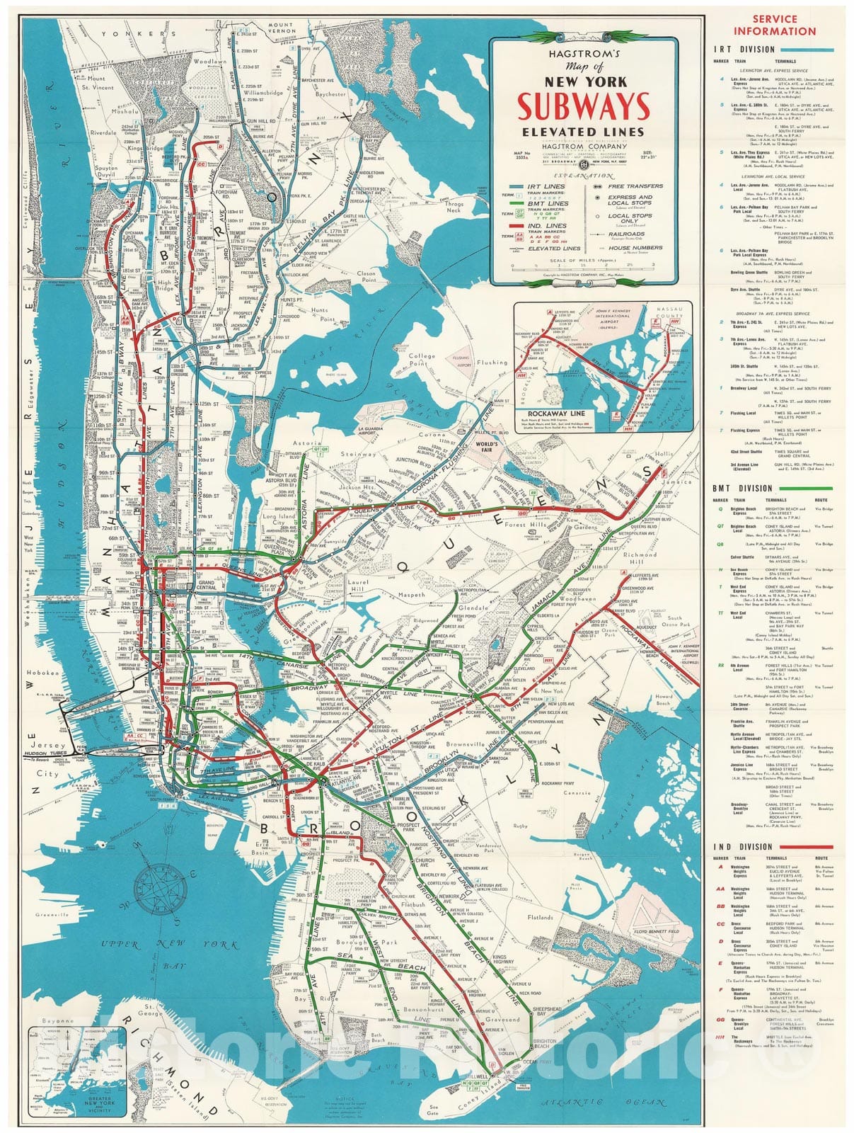 Historic Map : New York City Transit Maps, New York City Subways Railroad Catography , Vintage Wall Art
