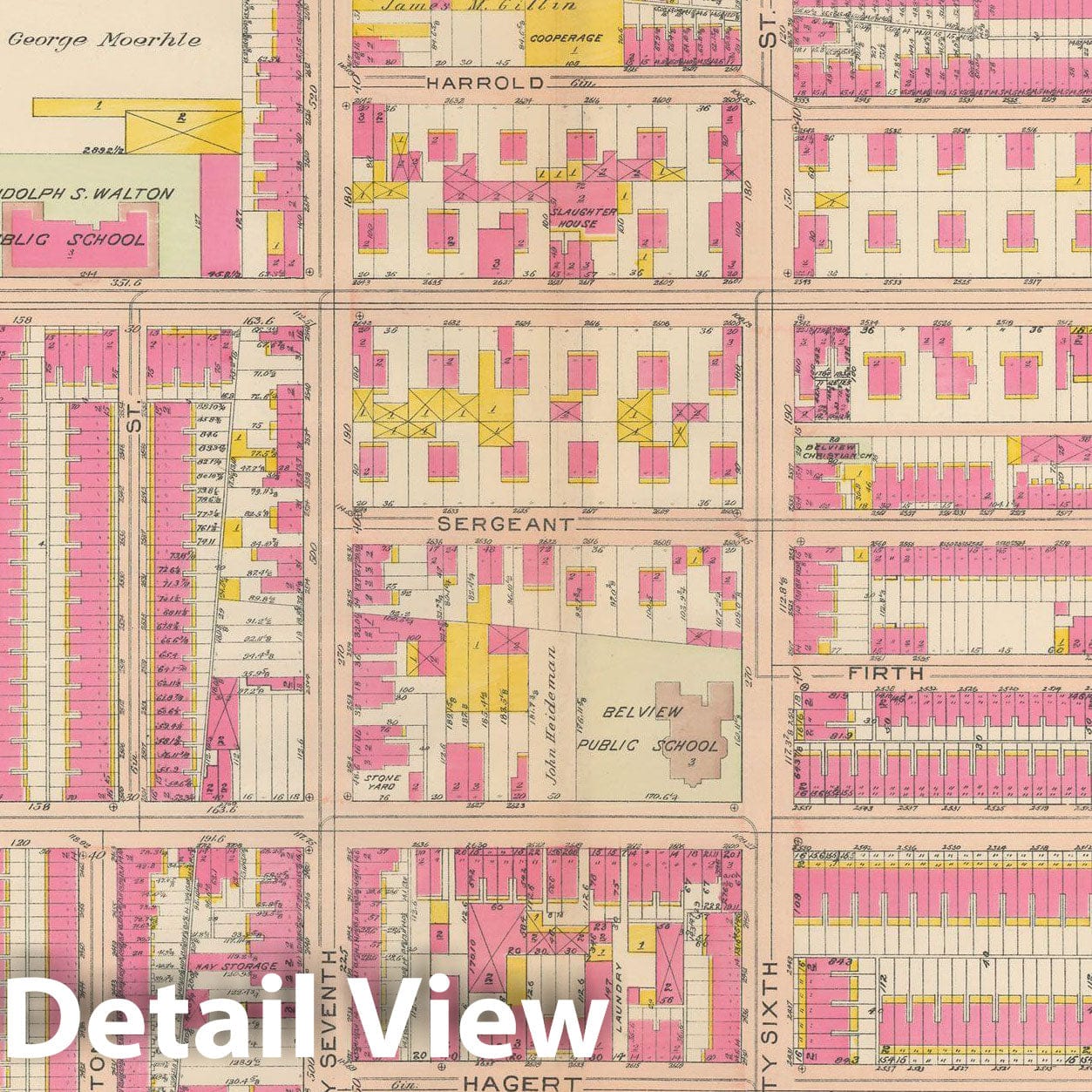 Historic Map : Philadelphia 1908 Plate 006 , Atlas 28th 32nd & 37th Wards of the City of Philadelphia , Vintage Wall Art