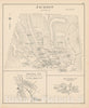 Historic Map : Freedom & Jackson 1892 , Town and City Atlas State of New Hampshire , Vintage Wall Art