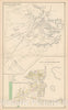 Historic Map : Portsmouth 1892 , Town and City Atlas State of New Hampshire , v6, Vintage Wall Art